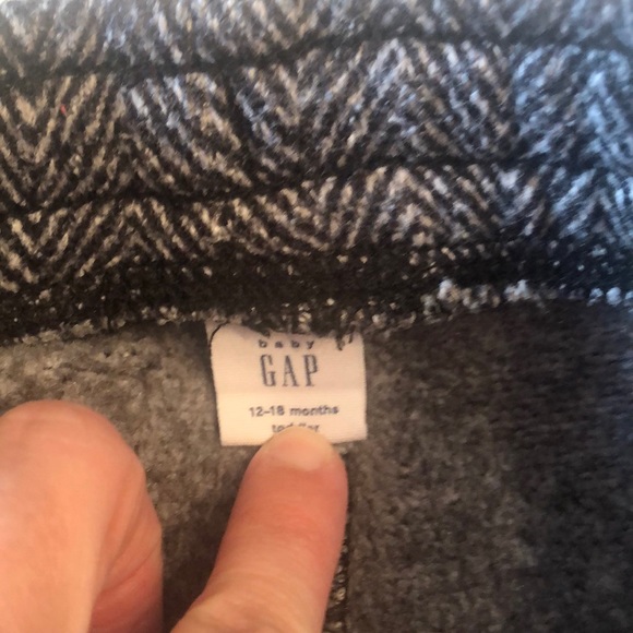Baby Gap 12-18m marled fleece joggers euc ❤️ - Picture 3 of 7